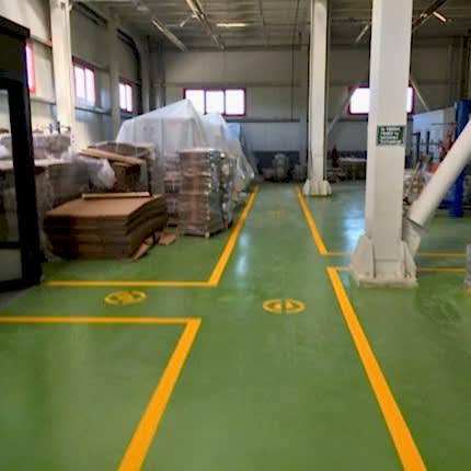 Fabrika İçi Yol ve Yön Çizgileri