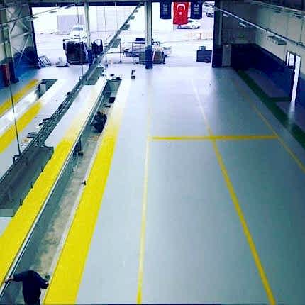 Fabrika İçi Yol ve Yön Çizgileri